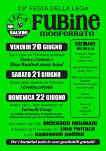 Festa Fubine 2025 programma