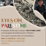 Eyes on Palestine" promosso dall'Assessorato alle Politiche Giovanili